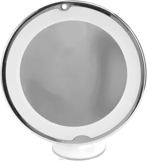 Large 7X Magnification Led Makeup Mirror with Suction Cup Perfect Vanities Mirror for Both Men Women Portable Easy to Use (Battery Included)