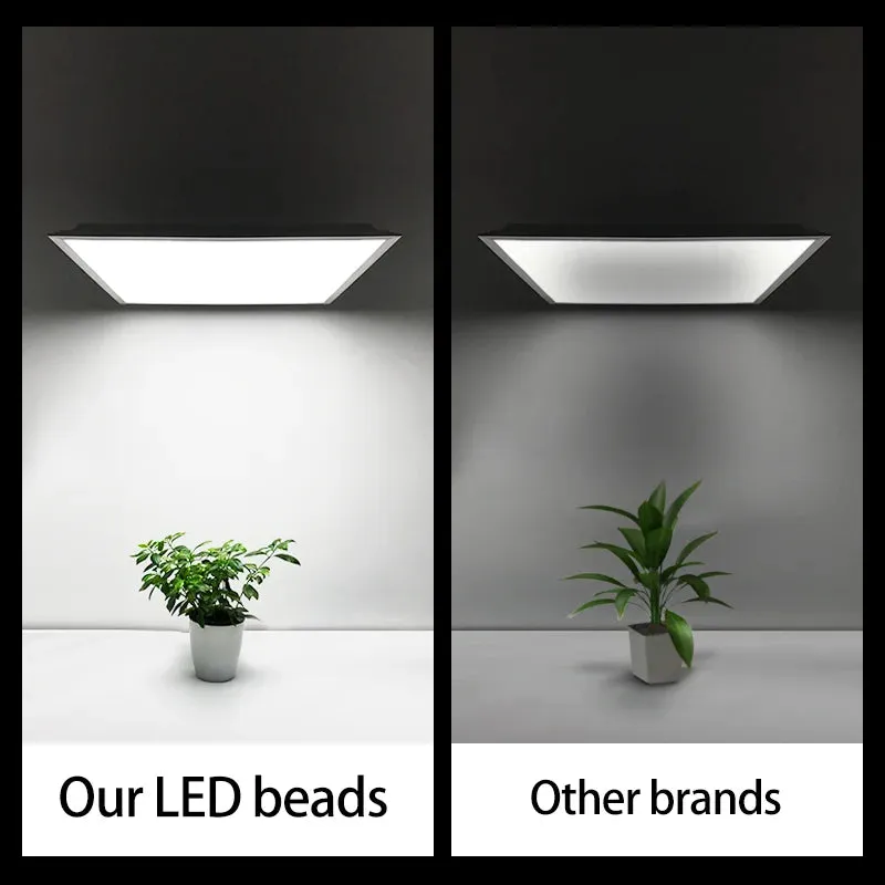 LED Panel Light, 220V, Ultra-Thin Square Ceiling Light, 300x300mm Surface-Mounted Flat LED Light