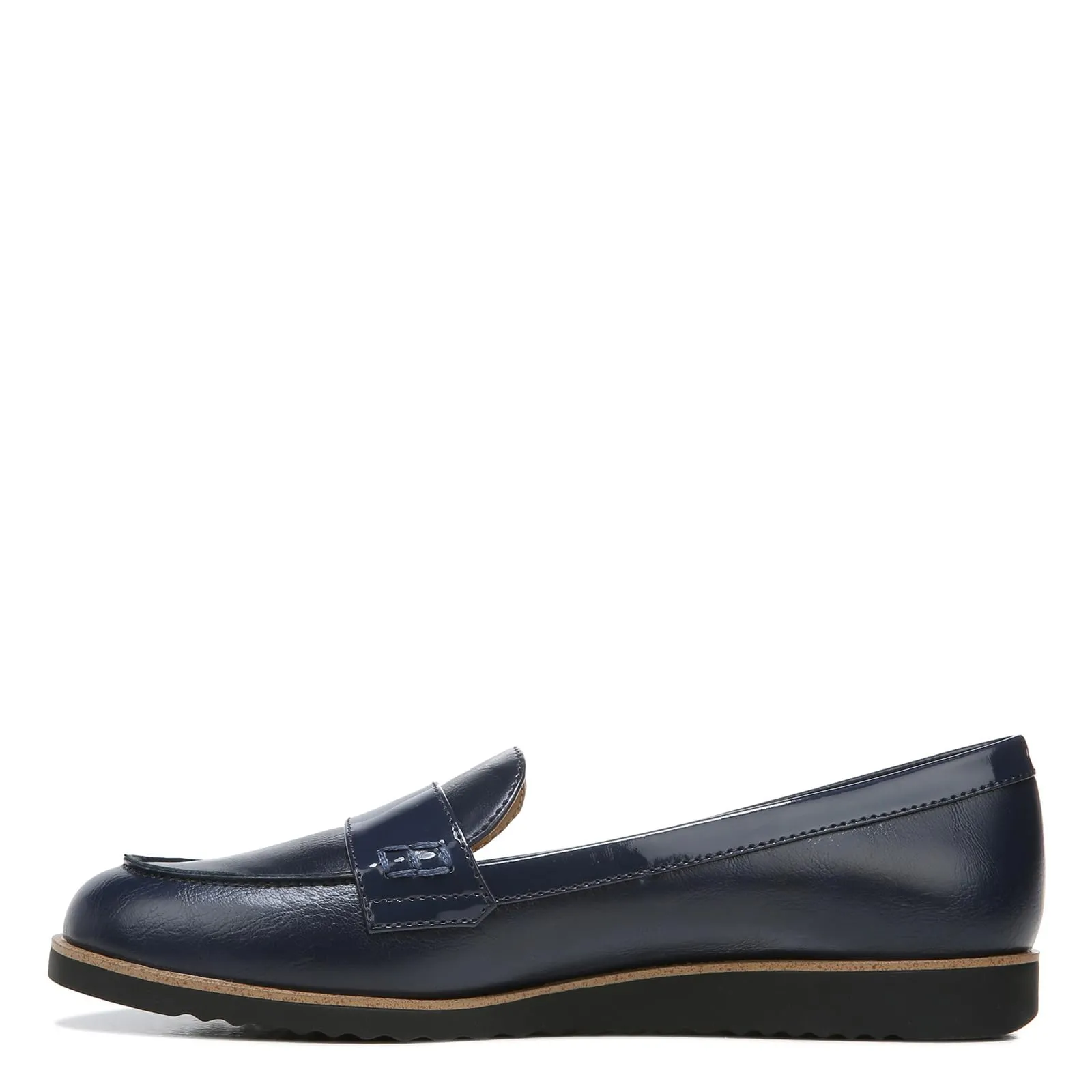 LifeStride Womens Zee Loafer, Navy Shiny, 10 US