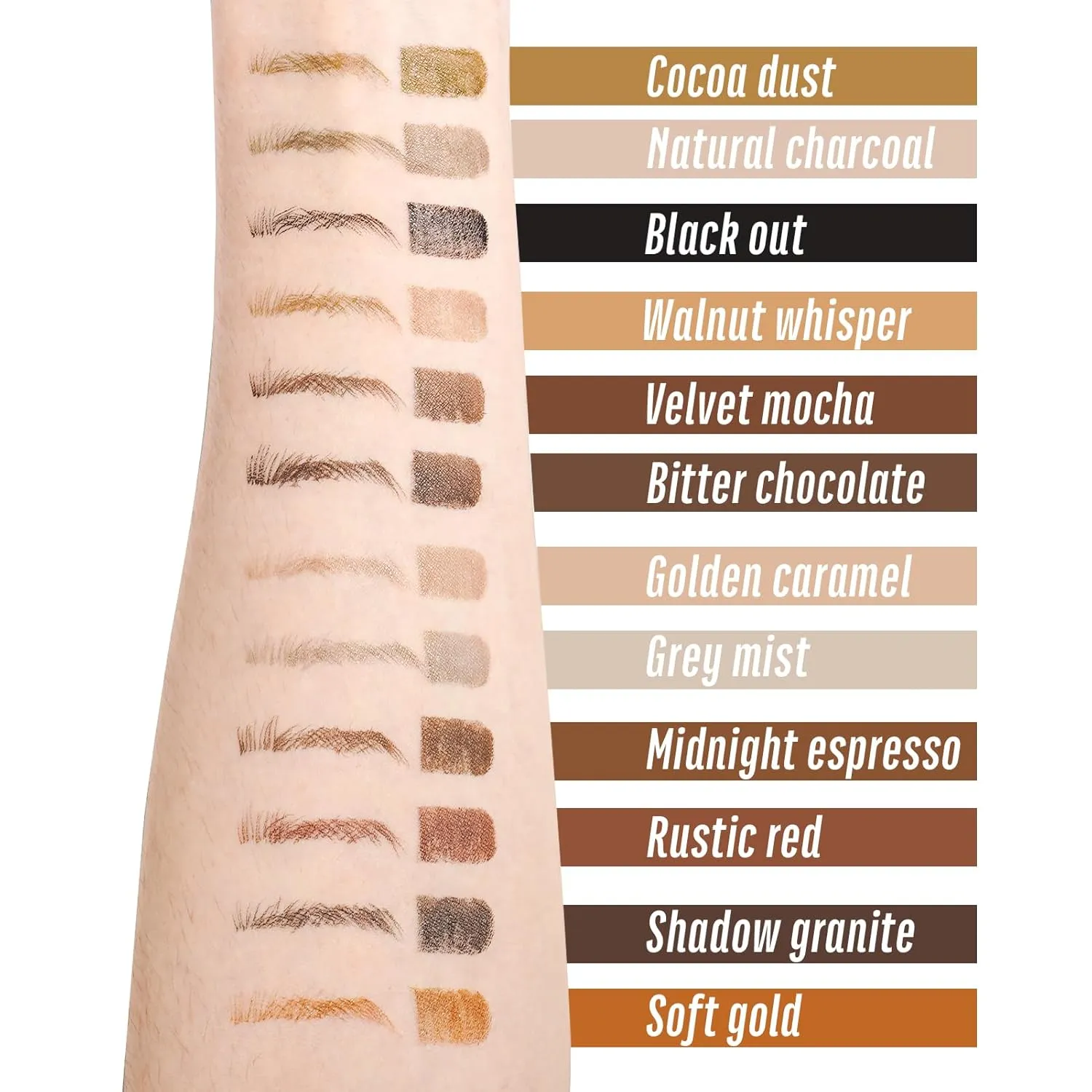 Light Gray Eyebrow Pencil for Older Women, Grey Eyebrow Pen with 4-Prong Precision Tip- Achieving Natural, Hair-Like Strokes, Create Long-Lasting Defined Brows YES.EYE DO (Grey Mist-Light Gray)