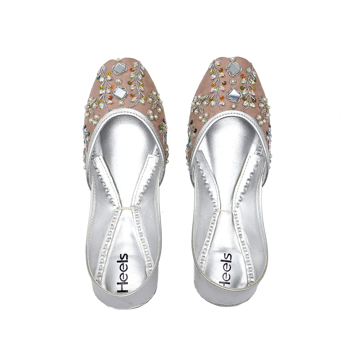 Light Pink Ethnic Khussa 094130