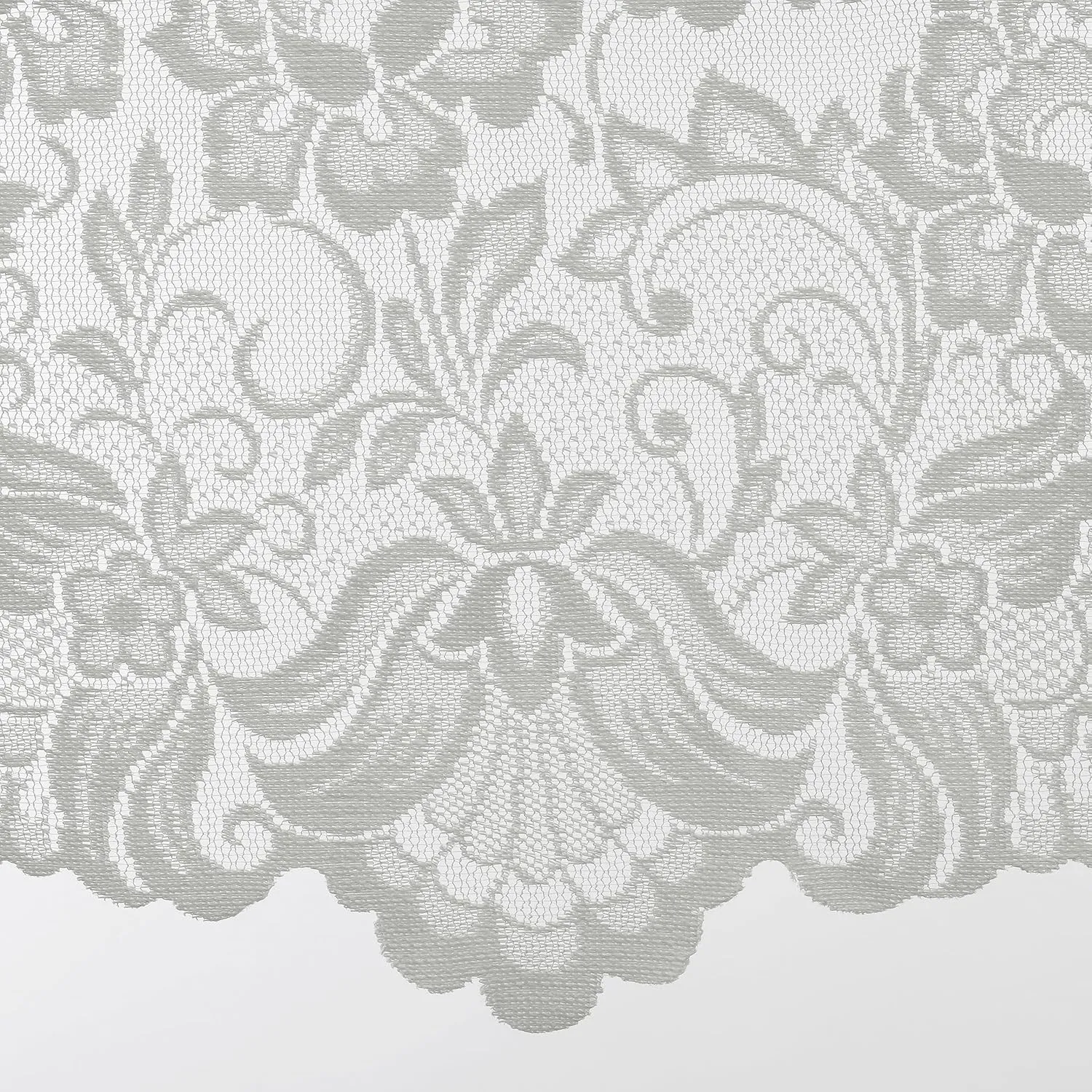 Limoges Sheer Rod Pocket Balloon Curtain 55 x 63 in White
