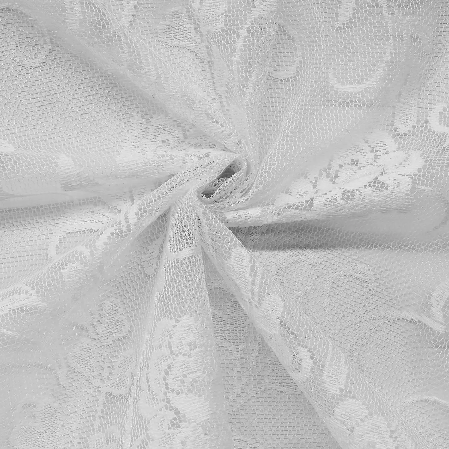 Limoges Sheer Rod Pocket Balloon Curtain 55 x 63 in White