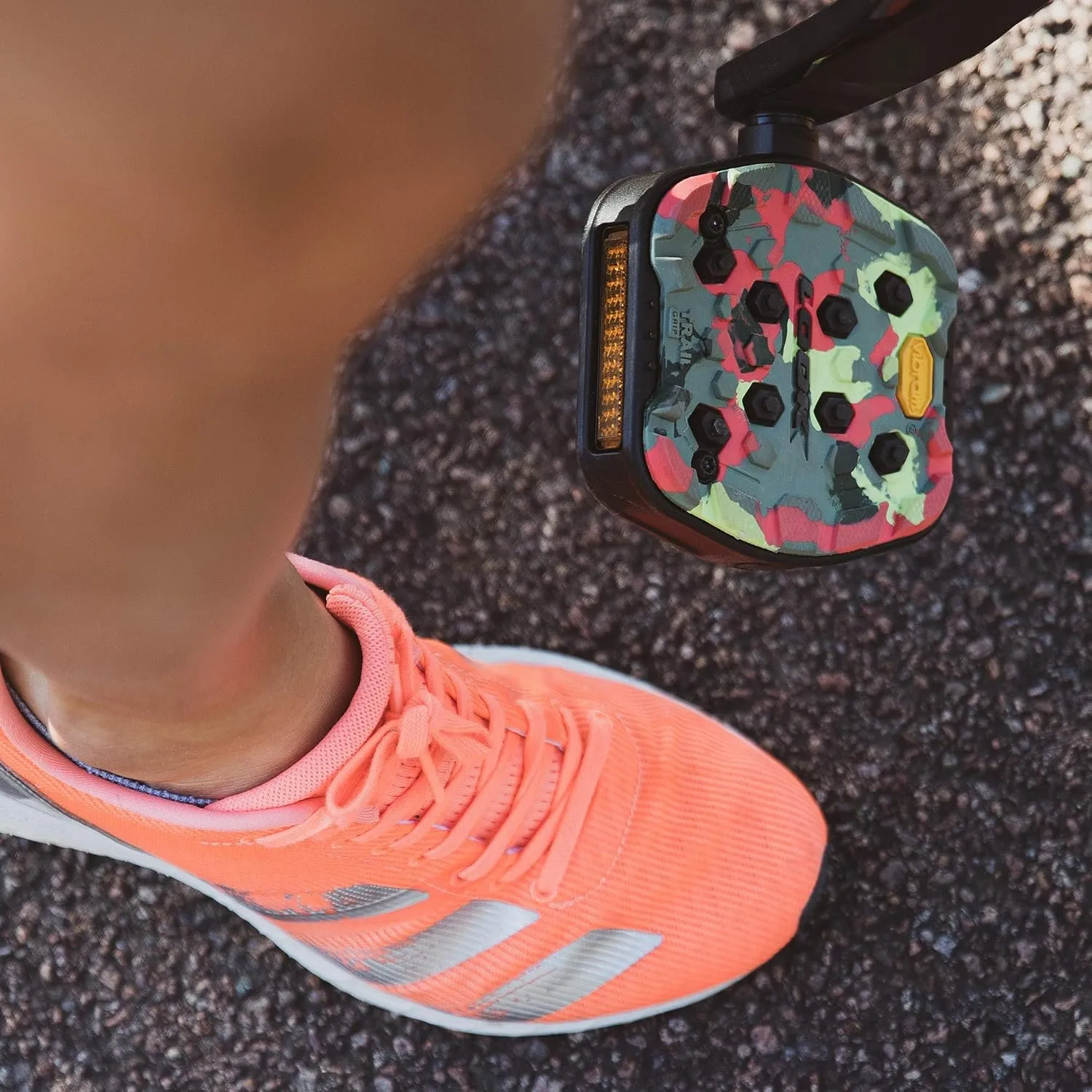 LOOK Cycle - Activ Grip Trail Pad - Compatible with Trail Grip Flat Pedals - Slip-Proof Safety - Innovative Grip Rubber - Exceptional Traction