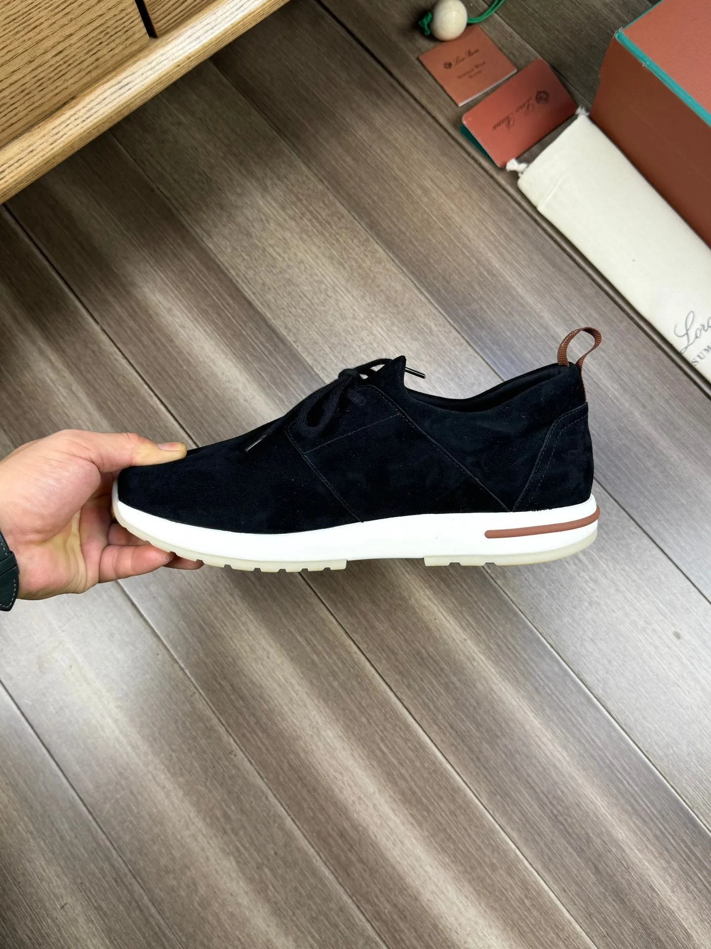 LP BERGEN SNEAKER BLACK SUEDE