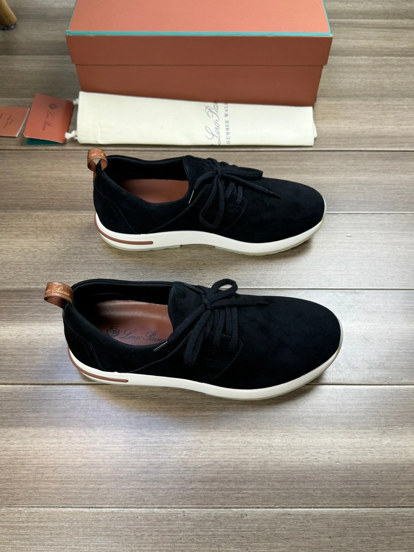LP BERGEN SNEAKER BLACK SUEDE
