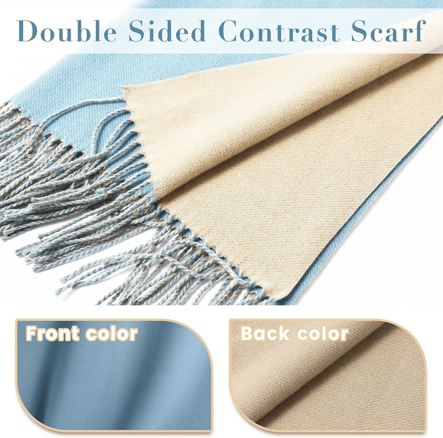 maamgic Womens Scarf Large Pashmina Shawls and Wraps Light Blanket Scarf for Evening Dress Warm Daily Travel Office