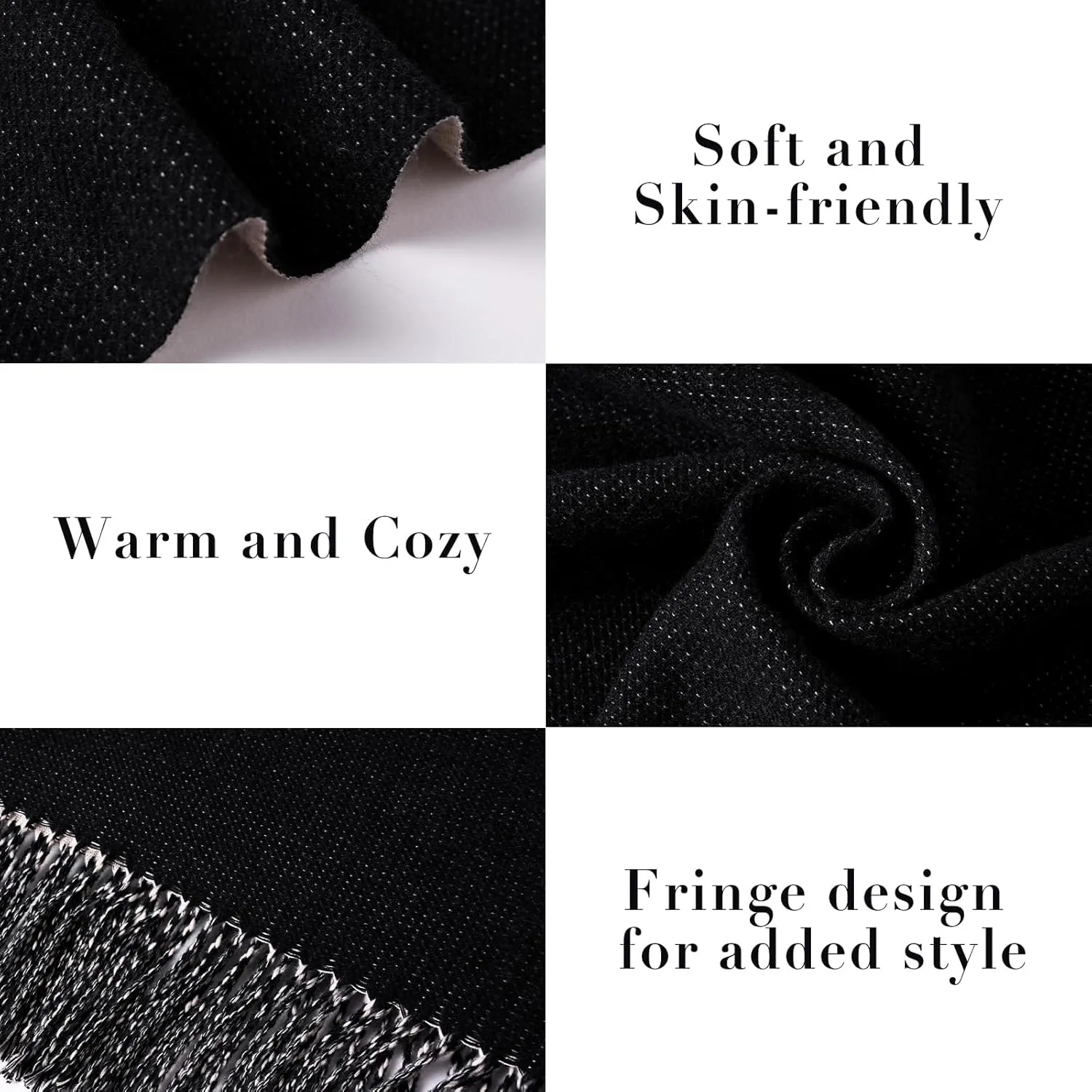 maamgic Womens Scarf Large Pashmina Shawls and Wraps Light Blanket Scarf for Evening Dress Warm Daily Travel Office
