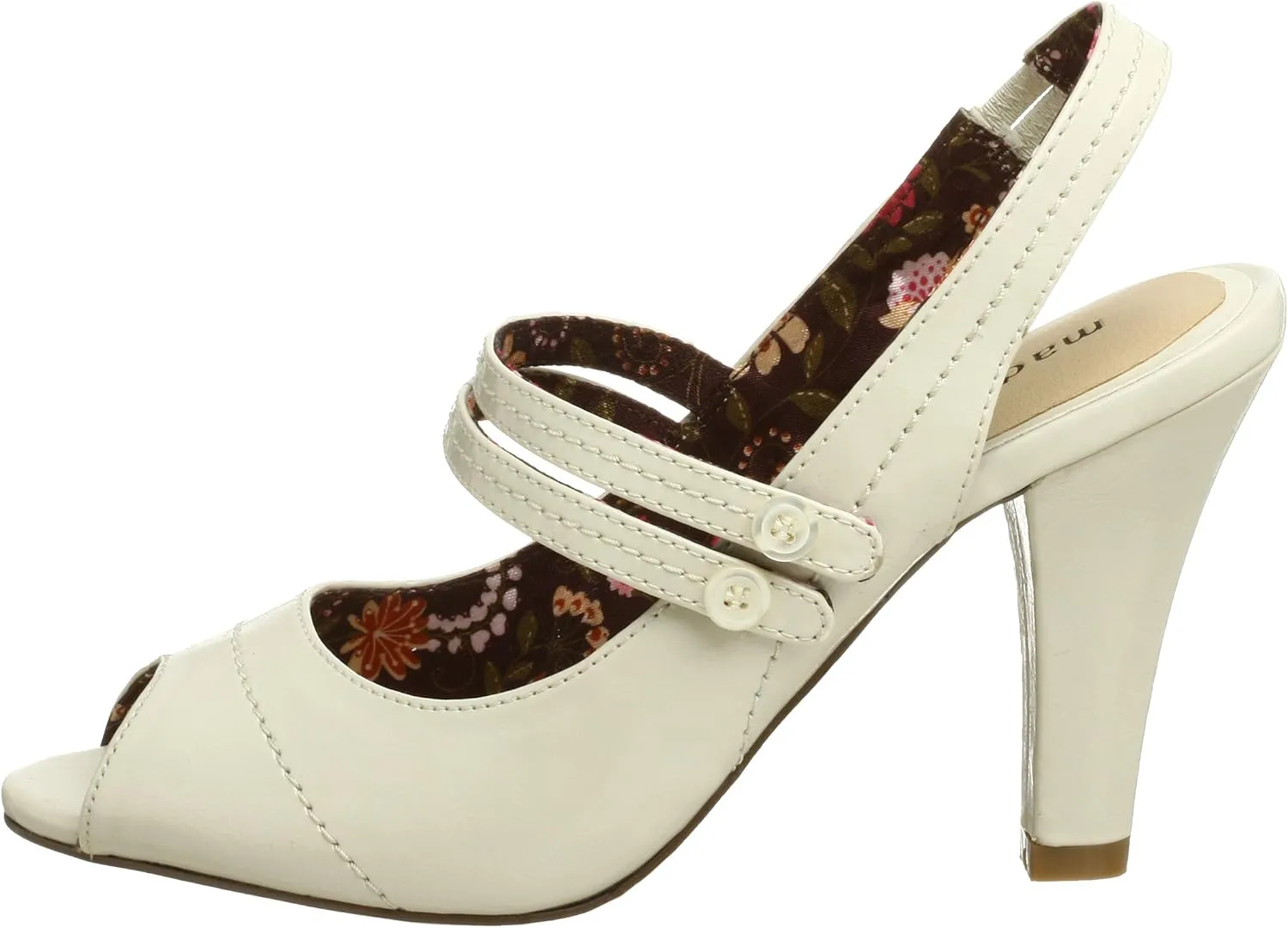 Madden Girl Women's Nemmo Opentoe Mary Jane Slingback