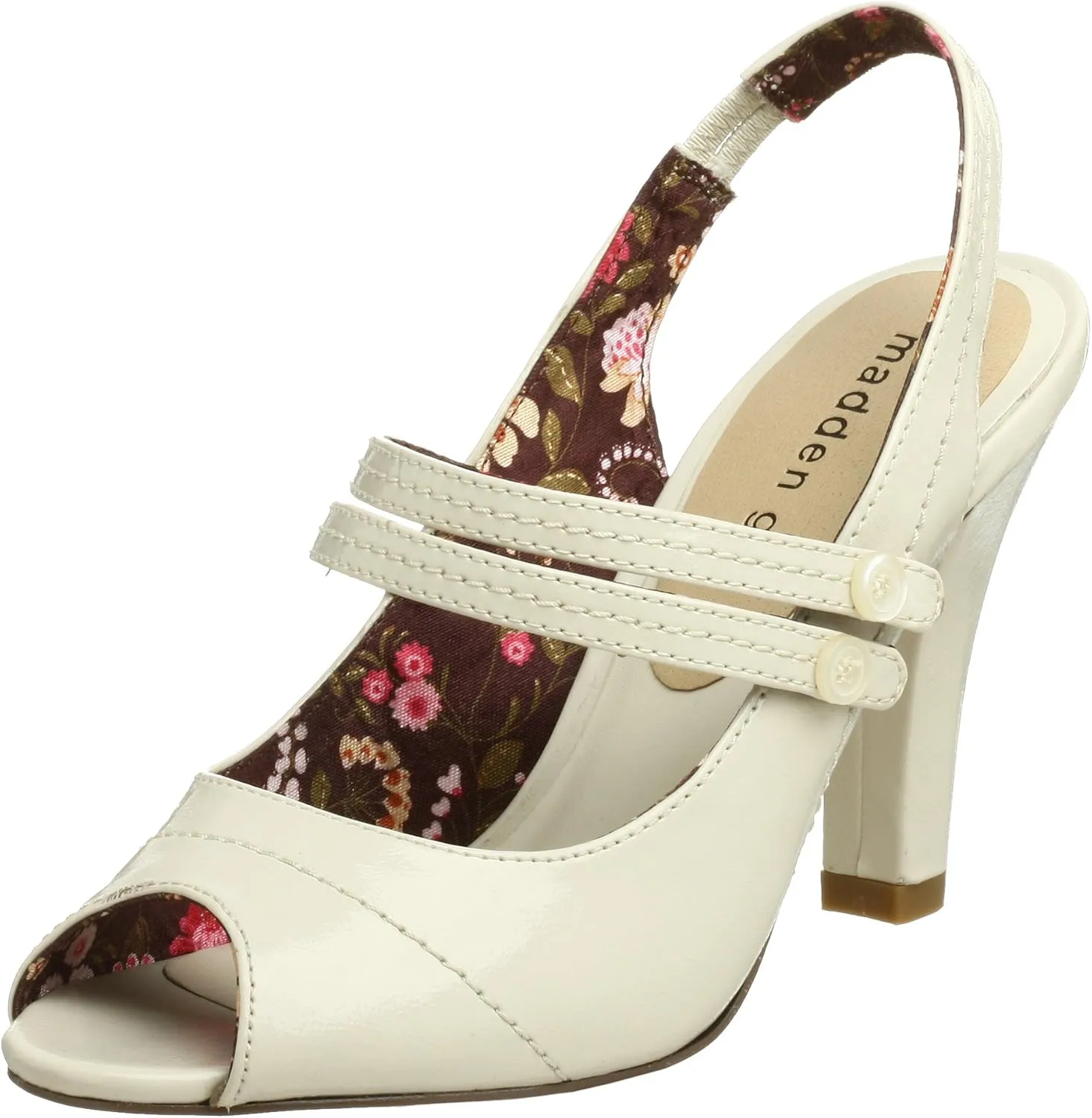 Madden Girl Women's Nemmo Opentoe Mary Jane Slingback