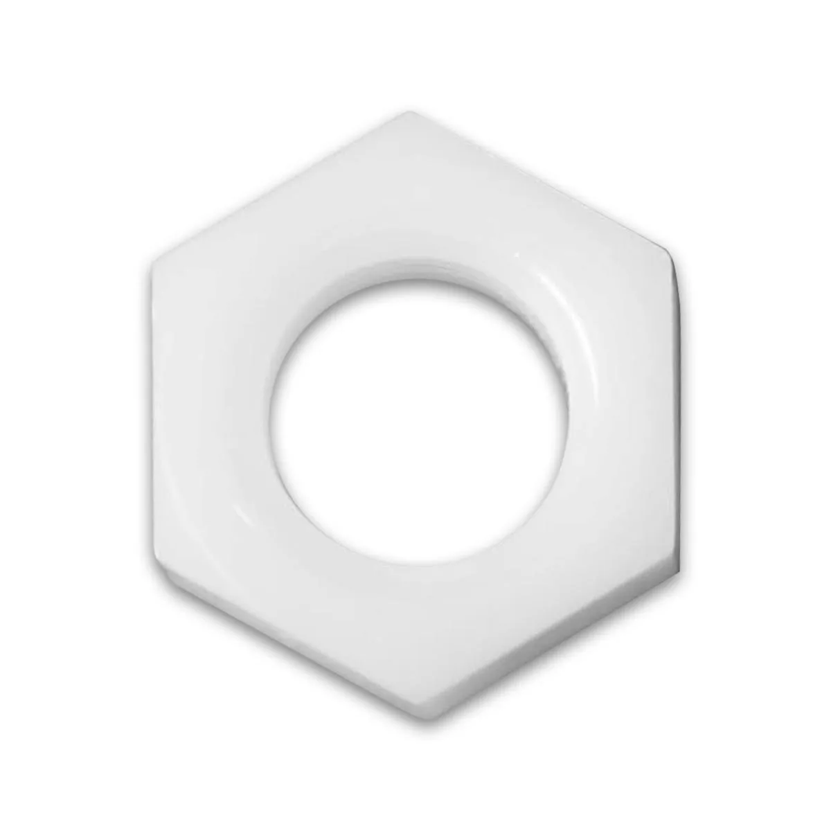MAKO Nylon Hex Nuts, 100 pcs per Bag, 1/2" x 13 Thread