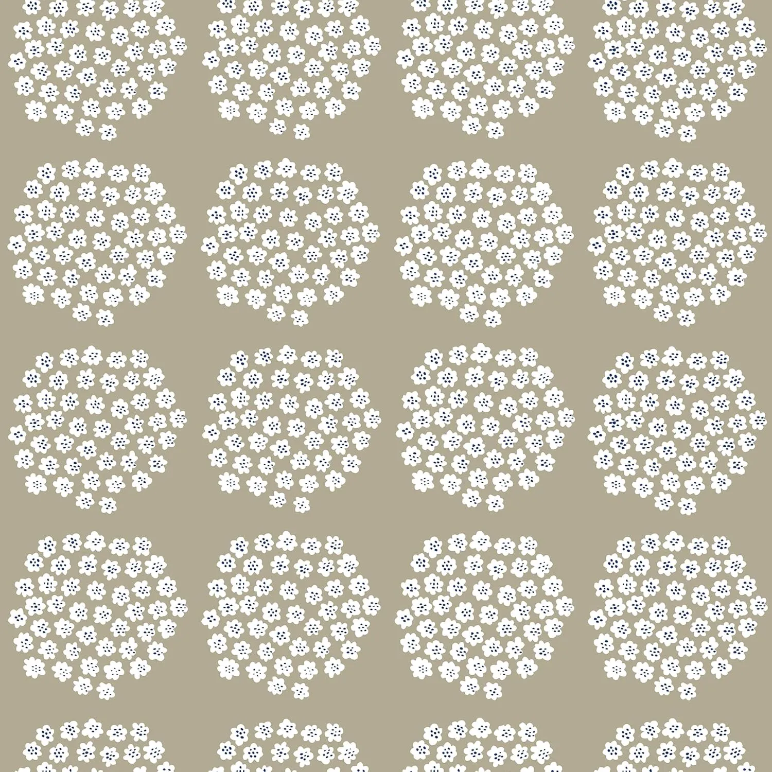 MARIMEKKO Taupe Puketti Peel & Stick Wallpaper