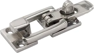 MARINE CITY Clamp Locking Cam Latches, 316 Grade Stainless Steel, Polished Finish, Corrosion-Resistant, 6 Fixing Points, Screw Hole Diameter 0.17 Inches, Ideal for Yachts, Boats