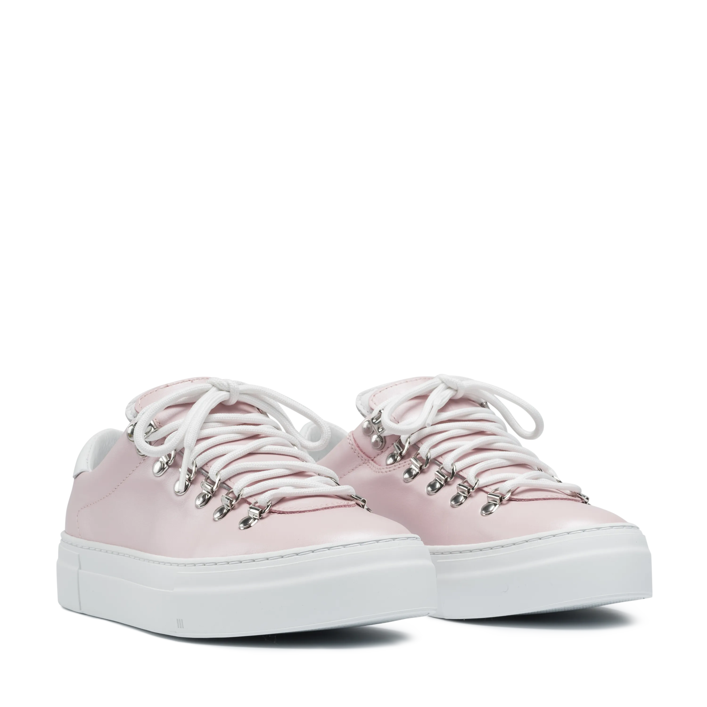 Marostica Low Platform Mother Of Pearl Pink Nappa W