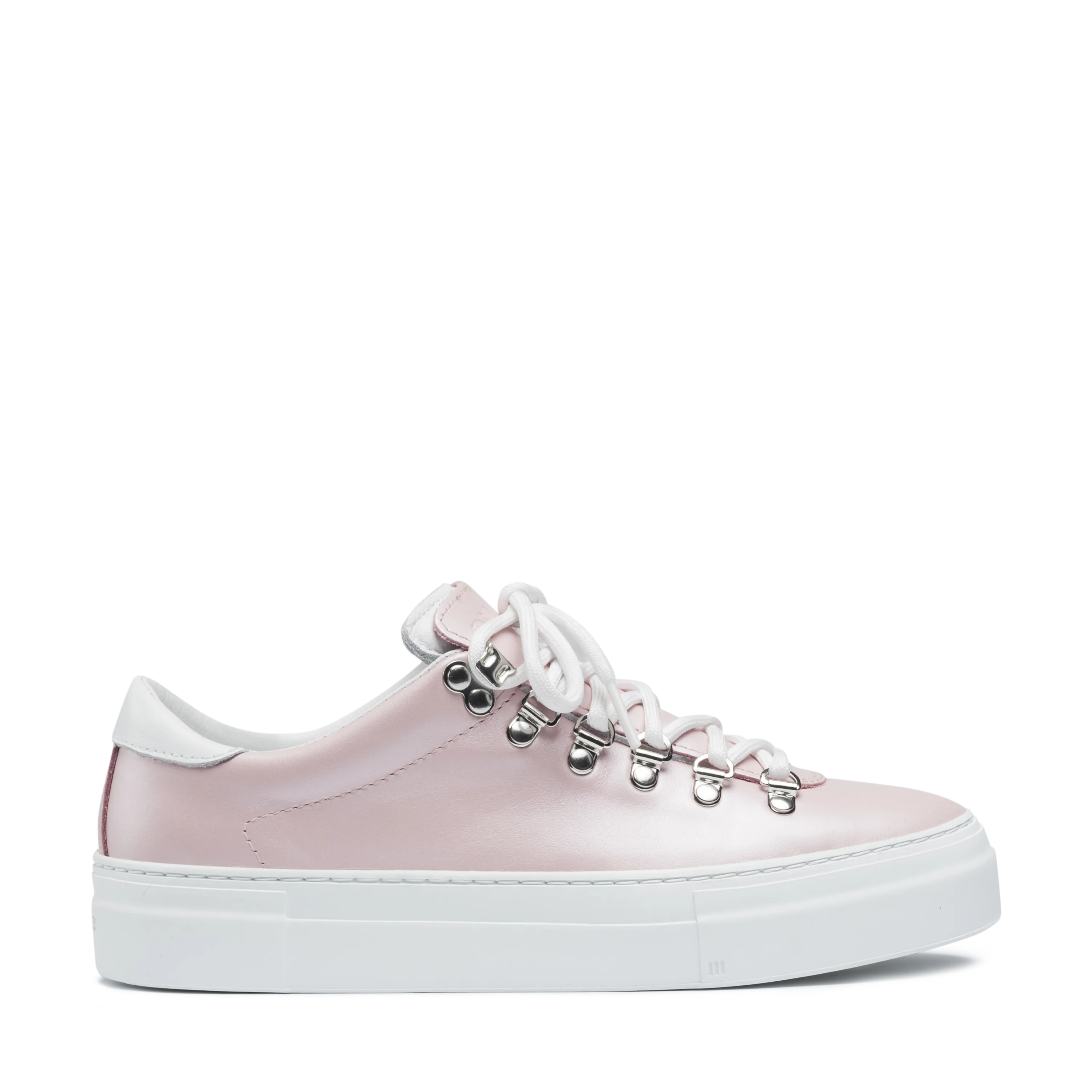 Marostica Low Platform Mother Of Pearl Pink Nappa W