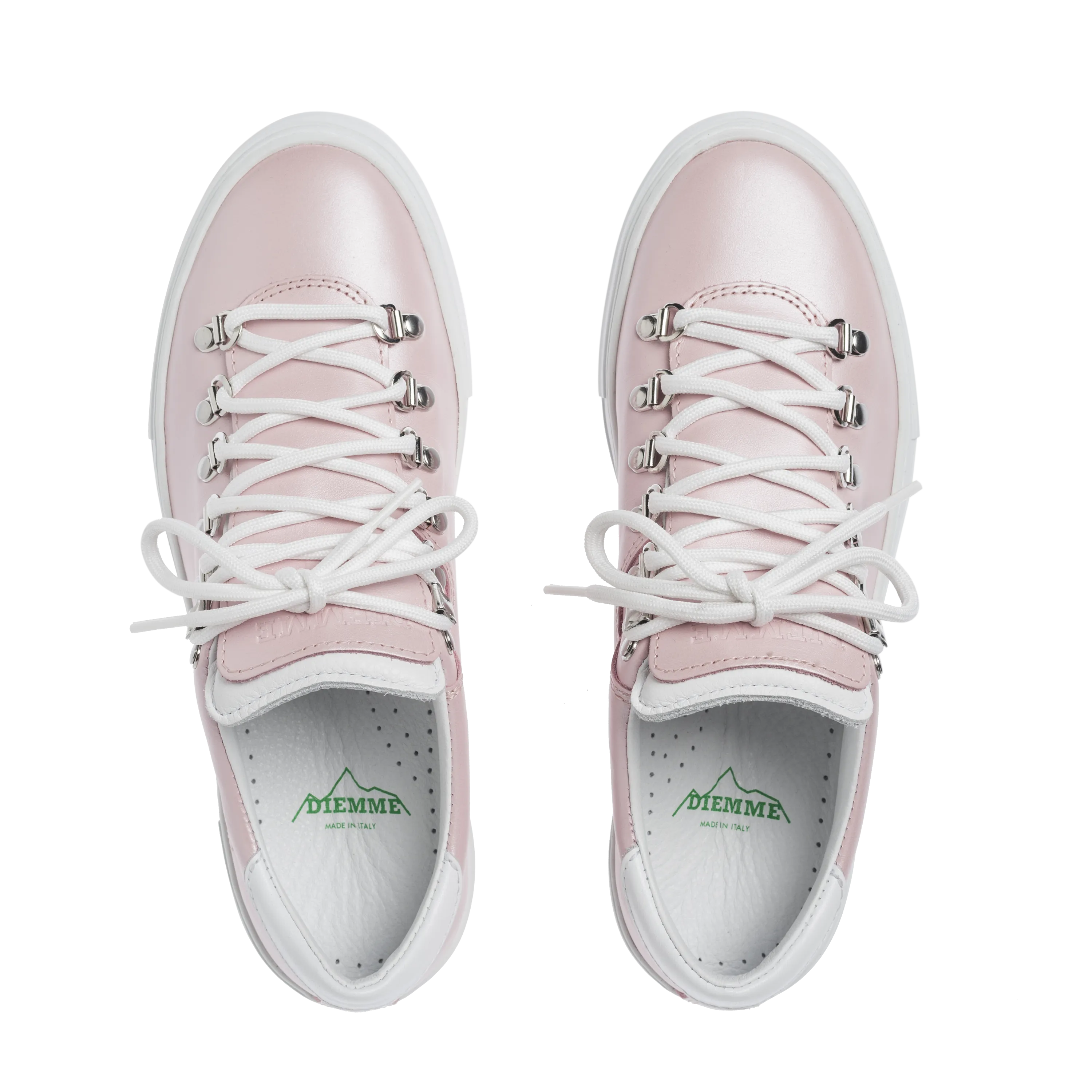 Marostica Low Platform Mother Of Pearl Pink Nappa W