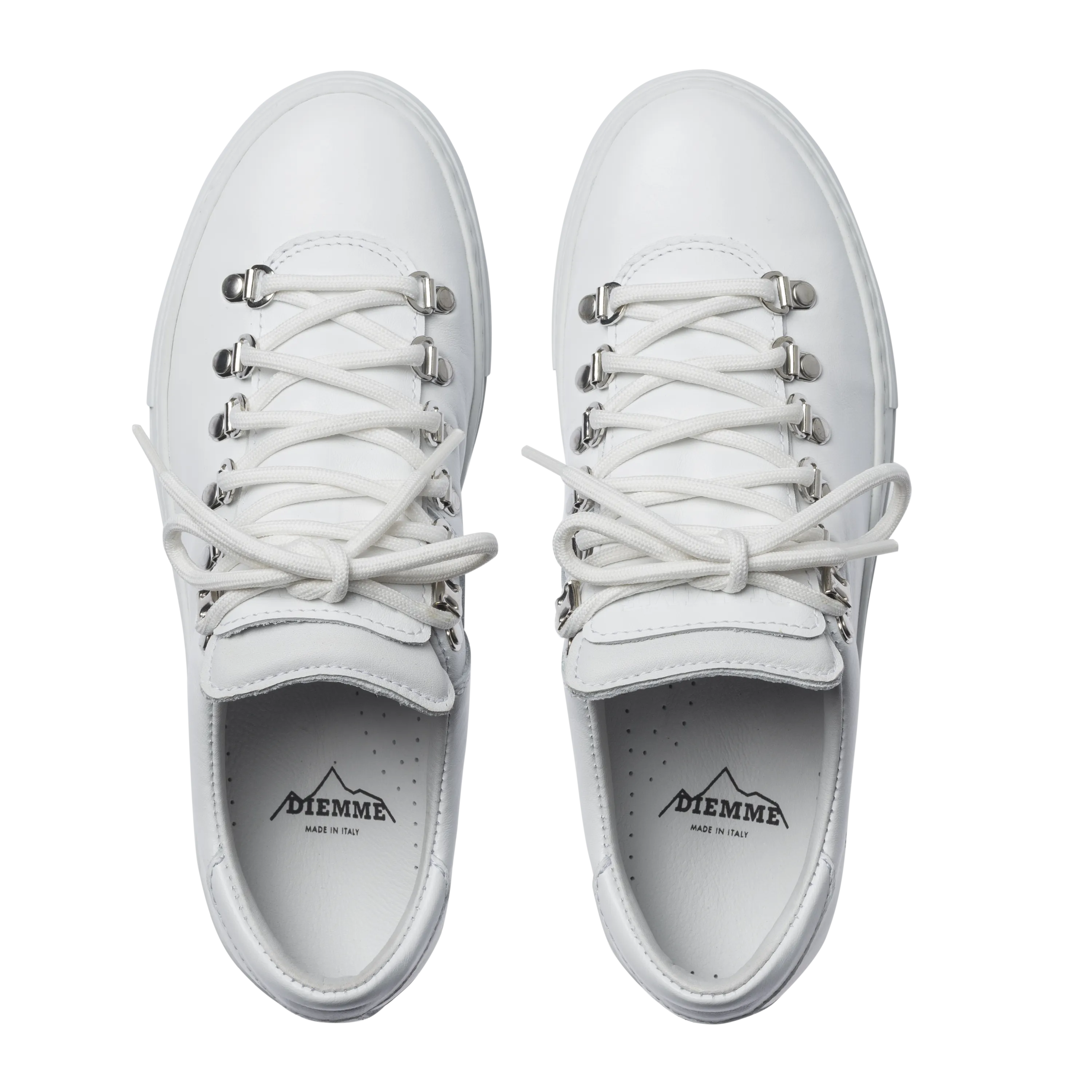 Marostica Low White Nappa Platform W