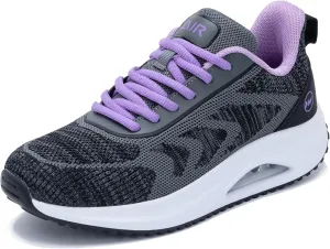 MEHOTO Womens Walking Shoes | Arch Support Tennis Shoes | Orthotic Sneakers for Plantar Fasciitis Size 5.5-11