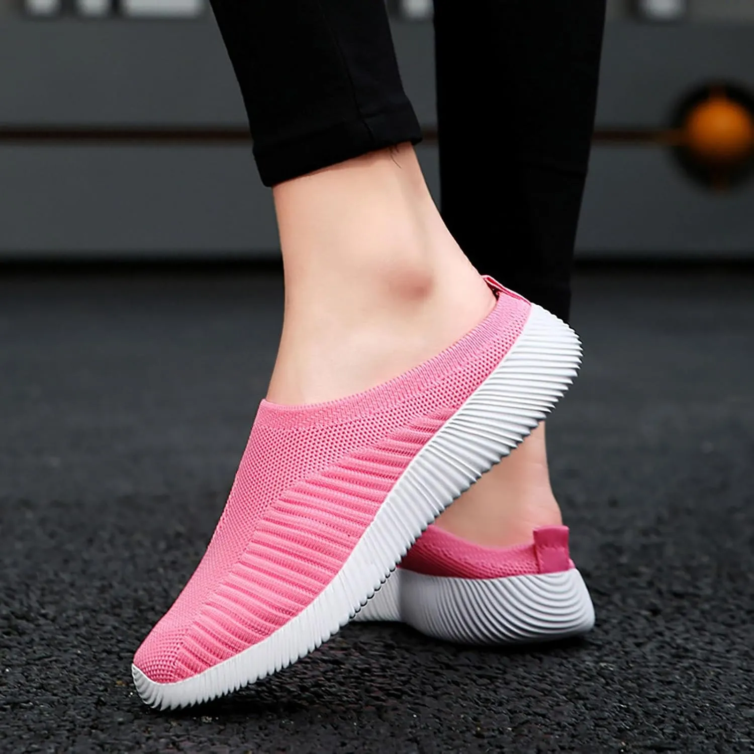 Mens Slippers with Arch Support Casual Mules Non Slip Work Shoes Women Casual Brown Casual Shoes Fashion Sneakers 2025 Slip On Tennis Shoe Trainers Shoe