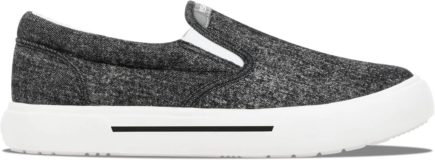 Men's Sunwashed Slip-On Fishing Shoes | Water-Repellent, Pre-Shrunk Nylon/Cotton Blend | Arch Support, Padded Collar, & Sneaker Platform