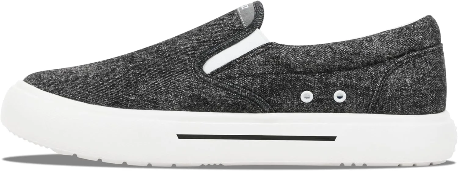 Men's Sunwashed Slip-On Fishing Shoes | Water-Repellent, Pre-Shrunk Nylon/Cotton Blend | Arch Support, Padded Collar, & Sneaker Platform