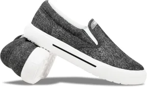 Men's Sunwashed Slip-On Fishing Shoes | Water-Repellent, Pre-Shrunk Nylon/Cotton Blend | Arch Support, Padded Collar, & Sneaker Platform