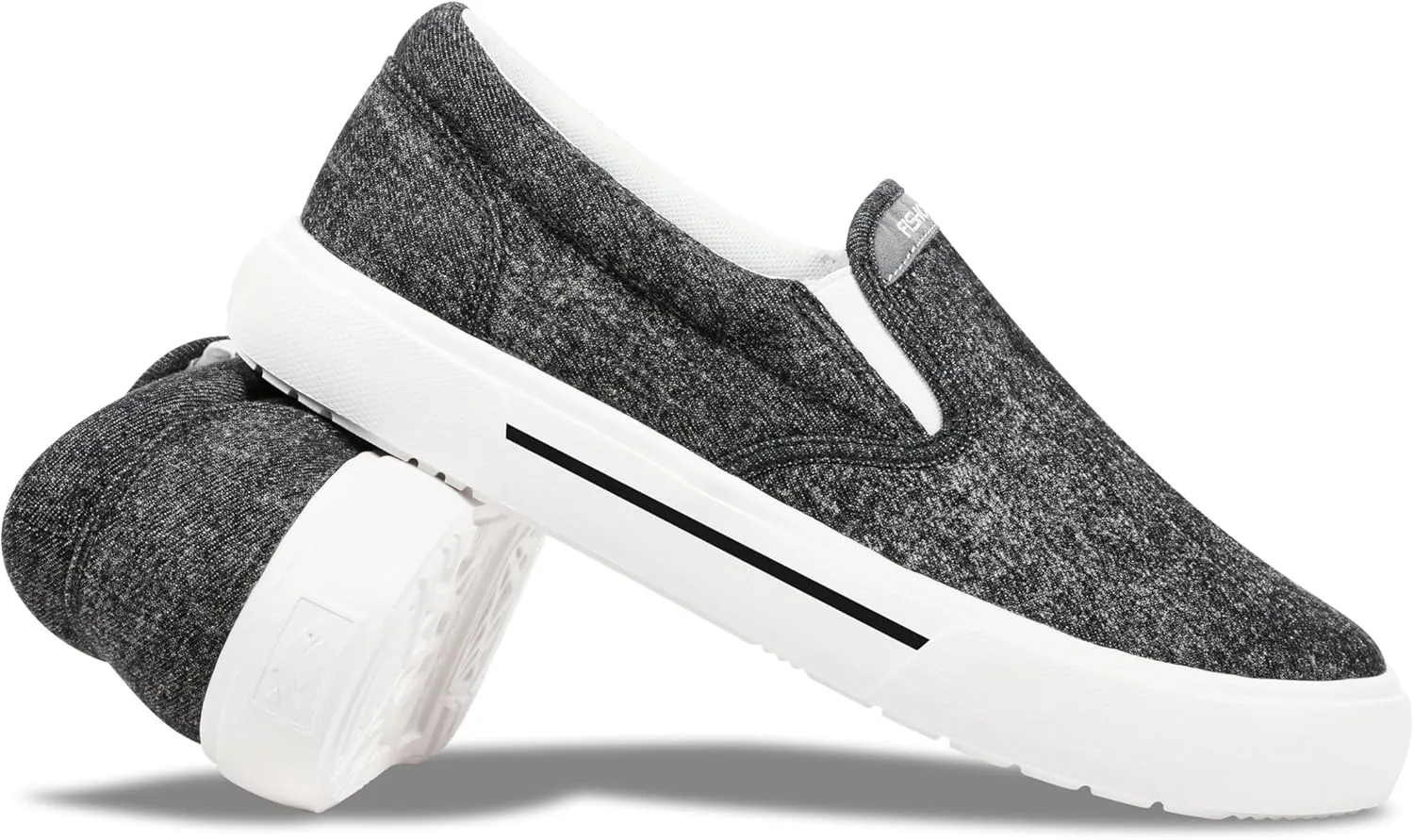 Men's Sunwashed Slip-On Fishing Shoes | Water-Repellent, Pre-Shrunk Nylon/Cotton Blend | Arch Support, Padded Collar, & Sneaker Platform