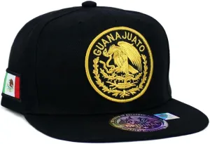 Mexican Hat Mexico State Federal Logo Embroidered Snapback Flat Bill Baseball Cap