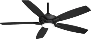 MINKA-AIRE F717L-CL Kelvyn 52-Inch Ceiling Fan with Integrated CCT LED Light Kit in Coal Finish