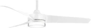MINKA-AIRE Veer 56" LED Ceiling Fan F692L-WHF - Flat White