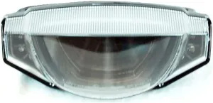 MotoMPH Integrated Taillight (Chrome Diffuser/Clear Lens) Compatible with 15-18 Ducati SCRAMICN