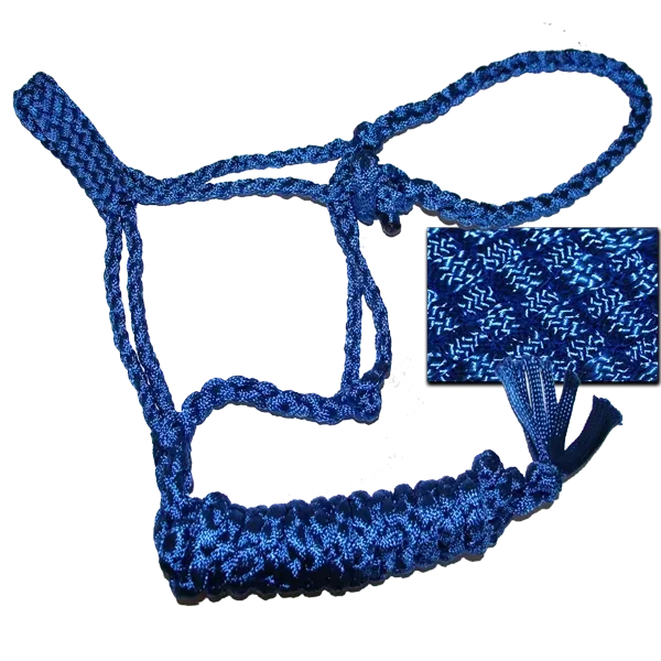 Mule Tape Halter, 10' Detachable Lead Rope, Size Cob / Pony