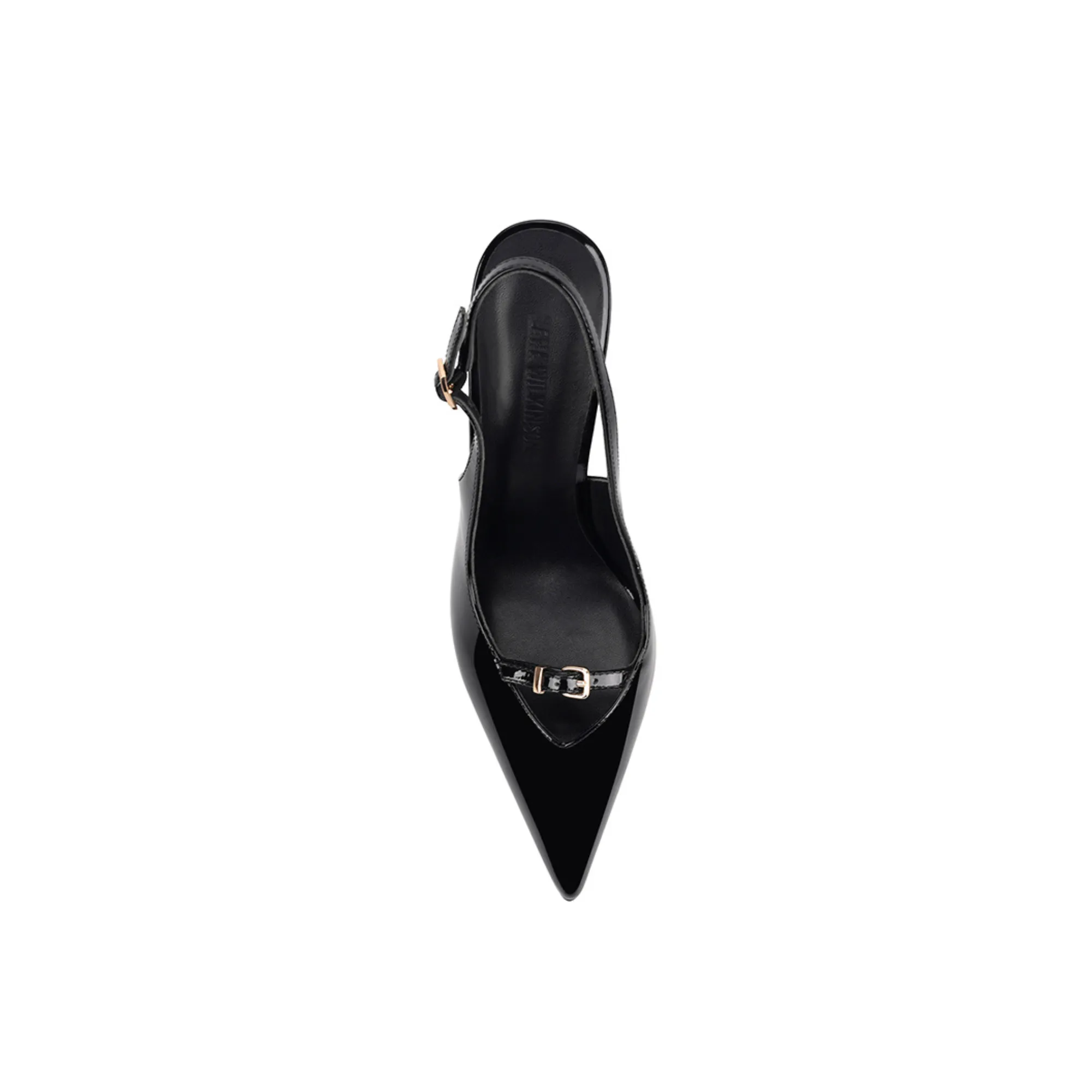 Naomi Pump Black Patent Leather