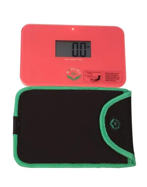NewlineNY Step-on Super Mini Smallest Travel Bathroom Scale with Protection Sleeve: SBB0638SM-SI(Strawberry Ice) S001MG