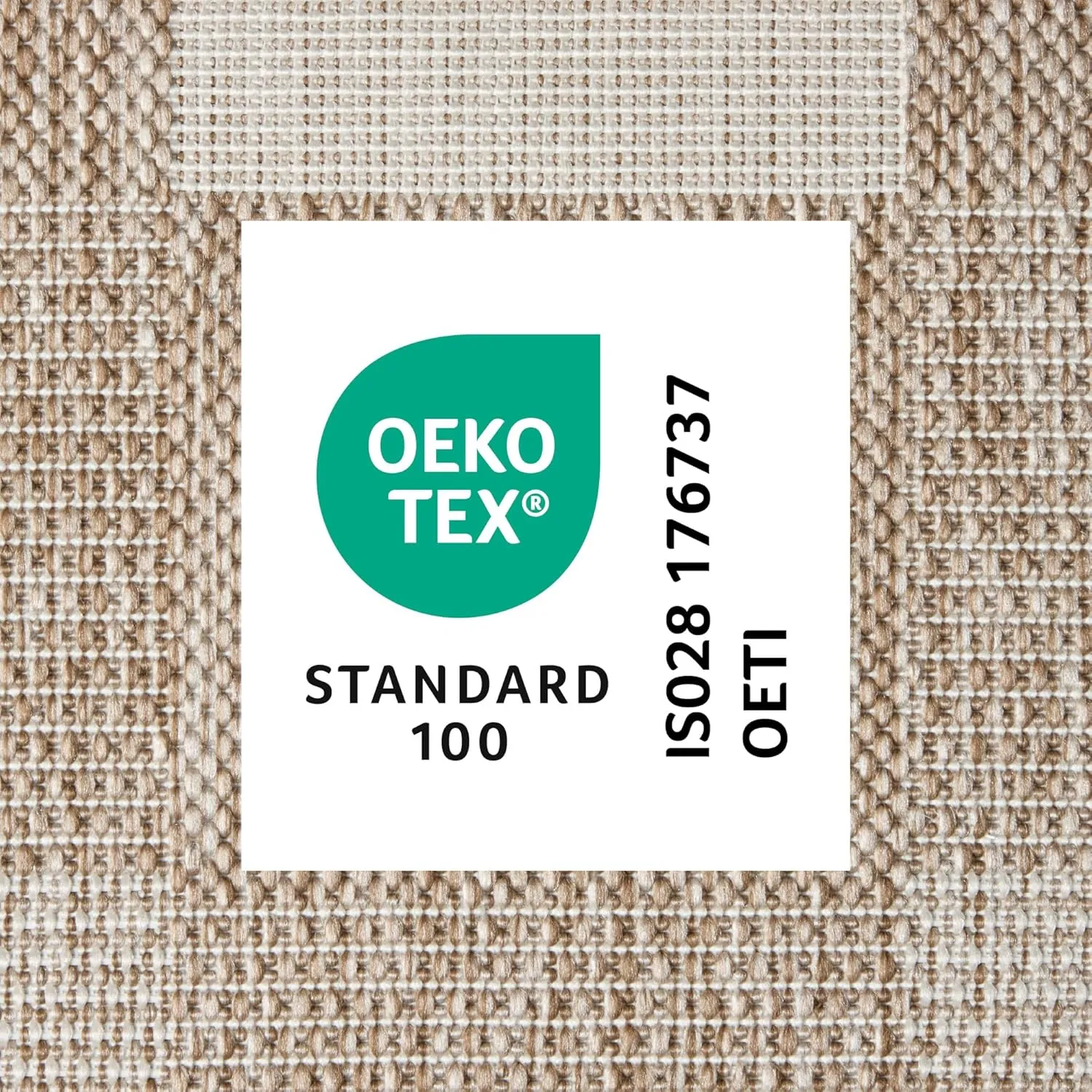 Nicole Miller New York Patio Country Ombre Chevron Indoor Outdoor Area Rug, UV Fade Resistant, Low Pile, Beige/Cream, 7'9"x10'2"