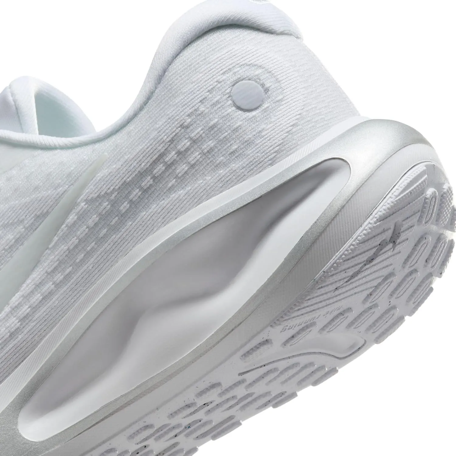 Nike Women's Journey Road Running Shoes Sneaker, White/White-Pure Platinum, 7.5