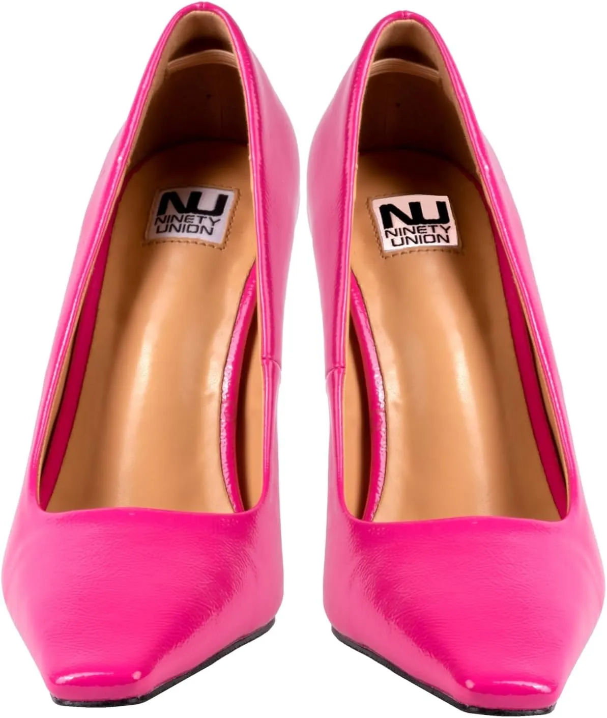 Ninety Union Pandora Geometric Metal Heel Pump