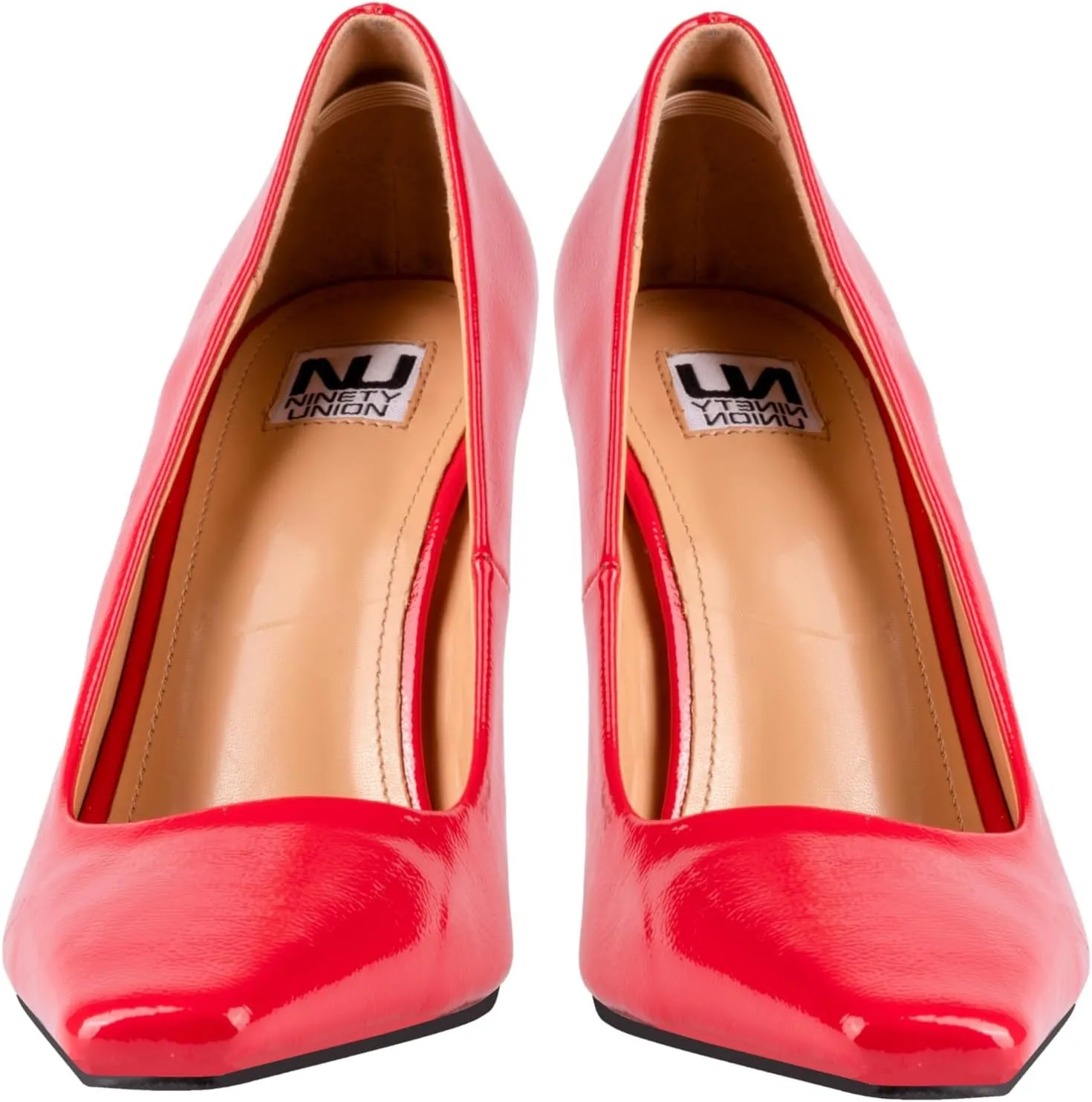Ninety Union Pandora Geometric Metal Heel Pump
