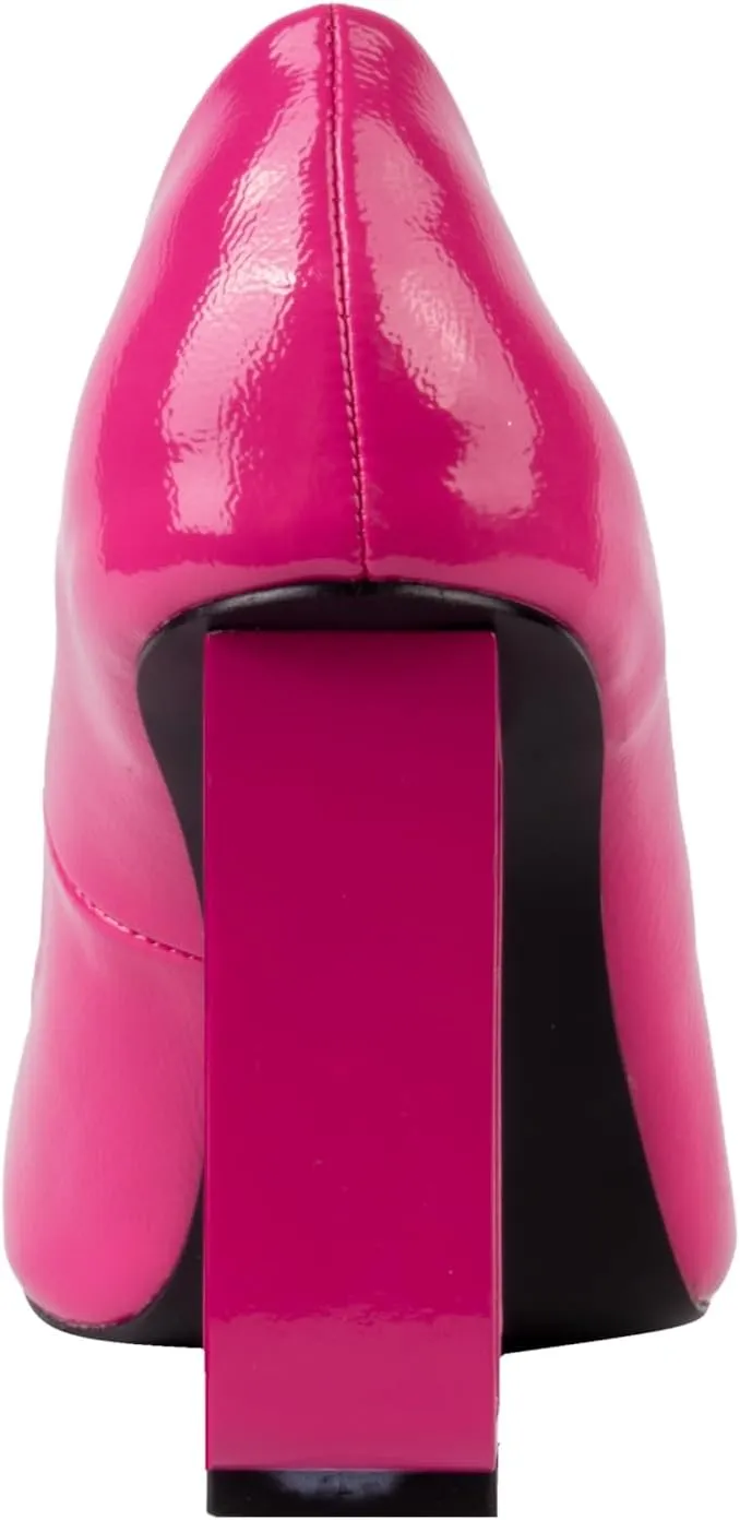 Ninety Union Pandora Geometric Metal Heel Pump
