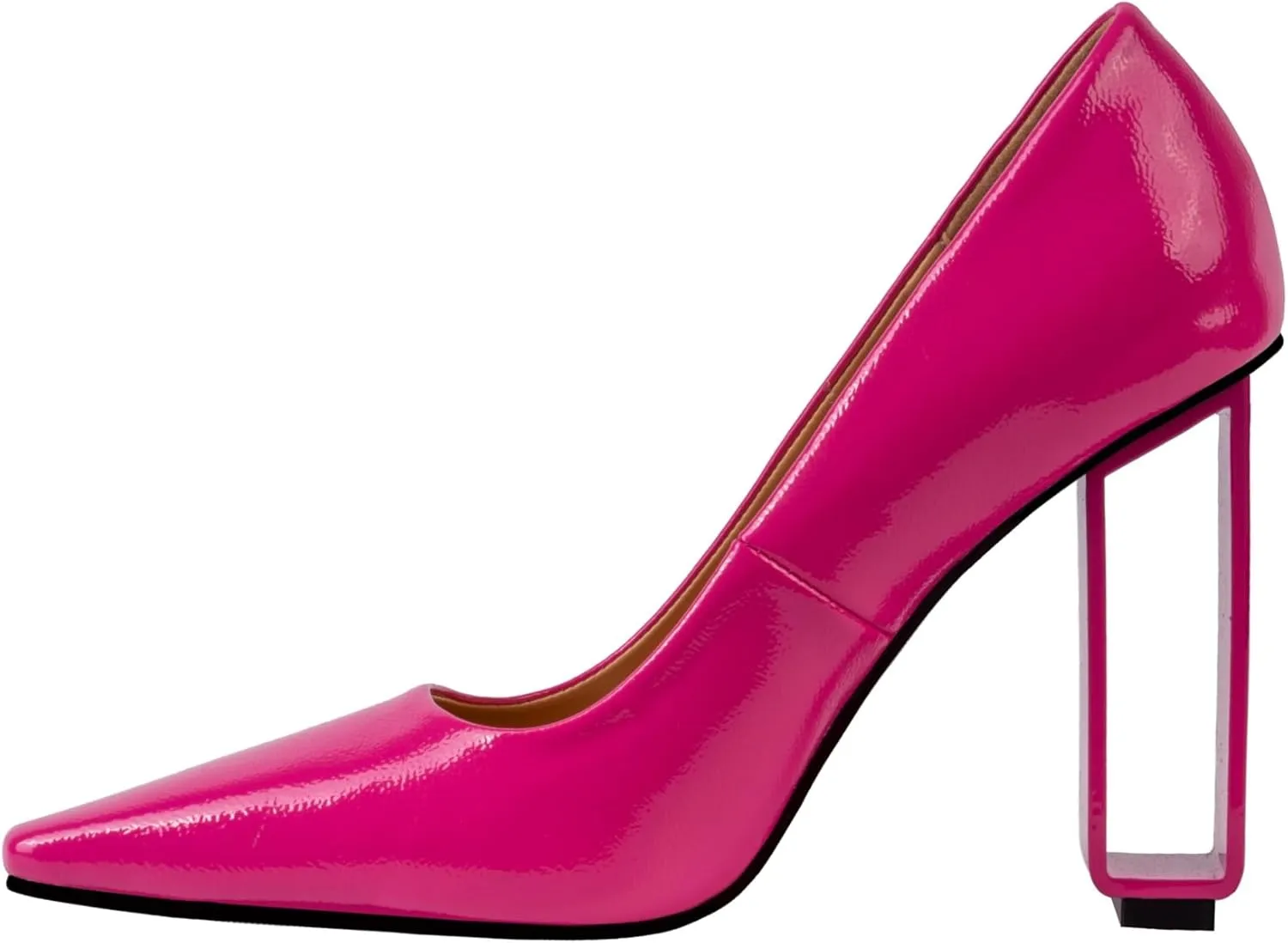 Ninety Union Pandora Geometric Metal Heel Pump