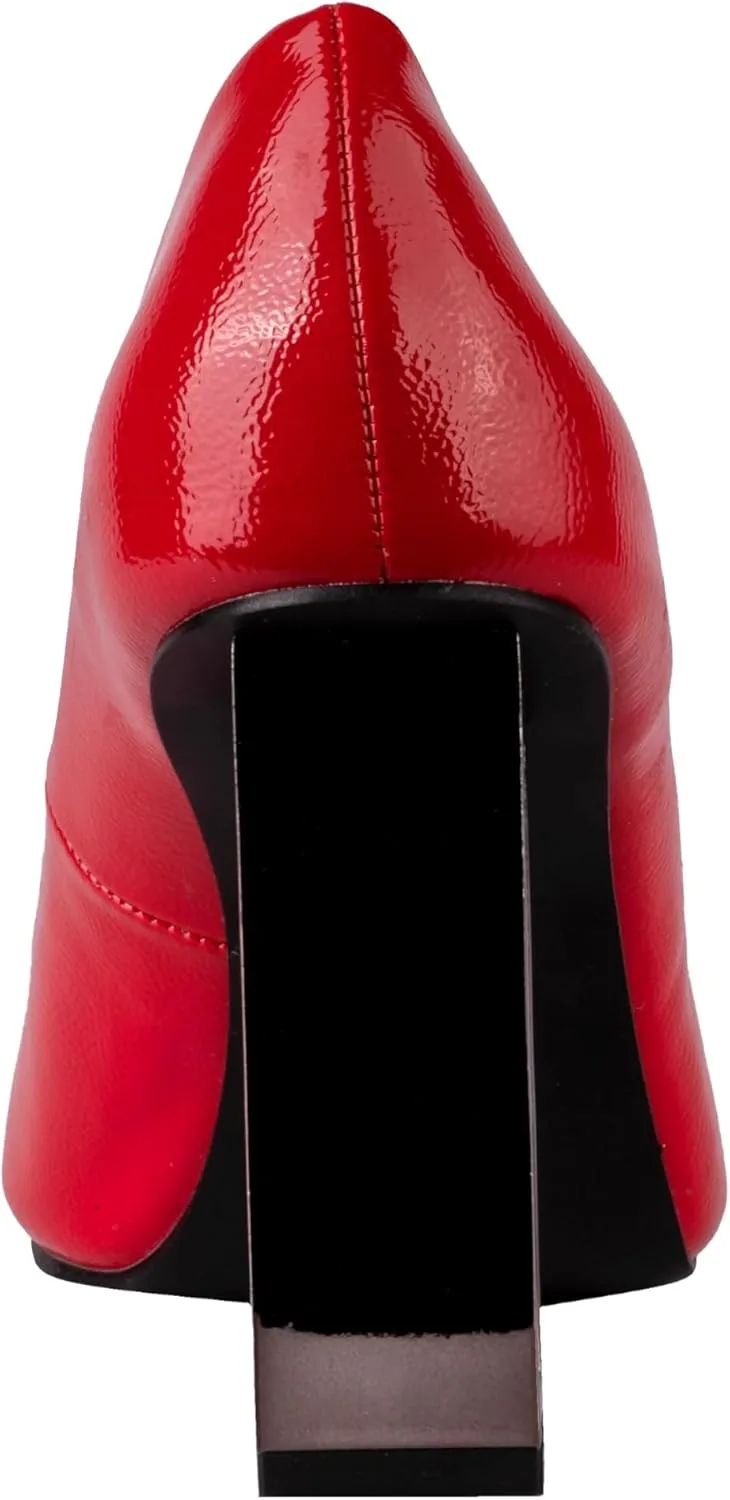 Ninety Union Pandora Geometric Metal Heel Pump