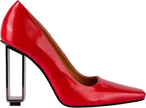 Ninety Union Pandora Geometric Metal Heel Pump
