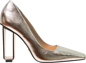 Ninety Union Pandora Geometric Metal Heel Pump
