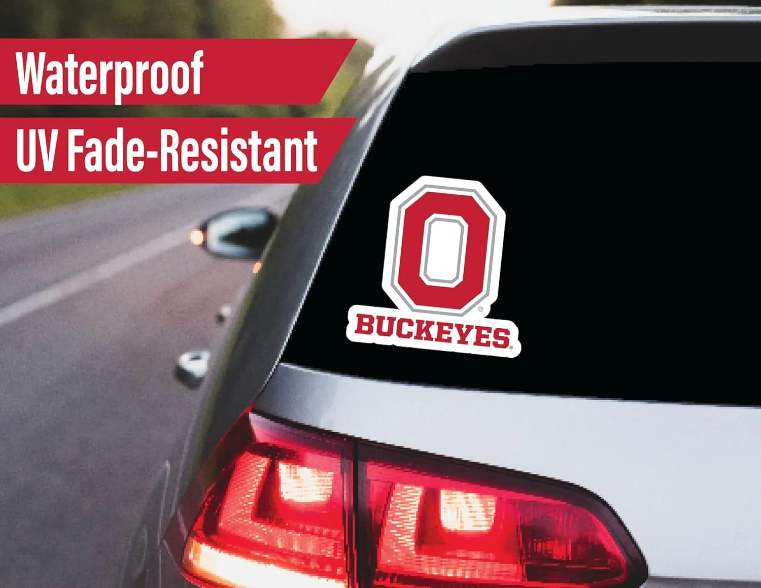 Ohio State Stickers (14 Stickers) 2 Large 5" for Car Windows 10 Medium 2.5" for Water Bottles Laptops Phones and 2 Mini Keyboard Decals OSU Buckeyes Gift for Men or Women Football Fans (Ohio Buckeyes)