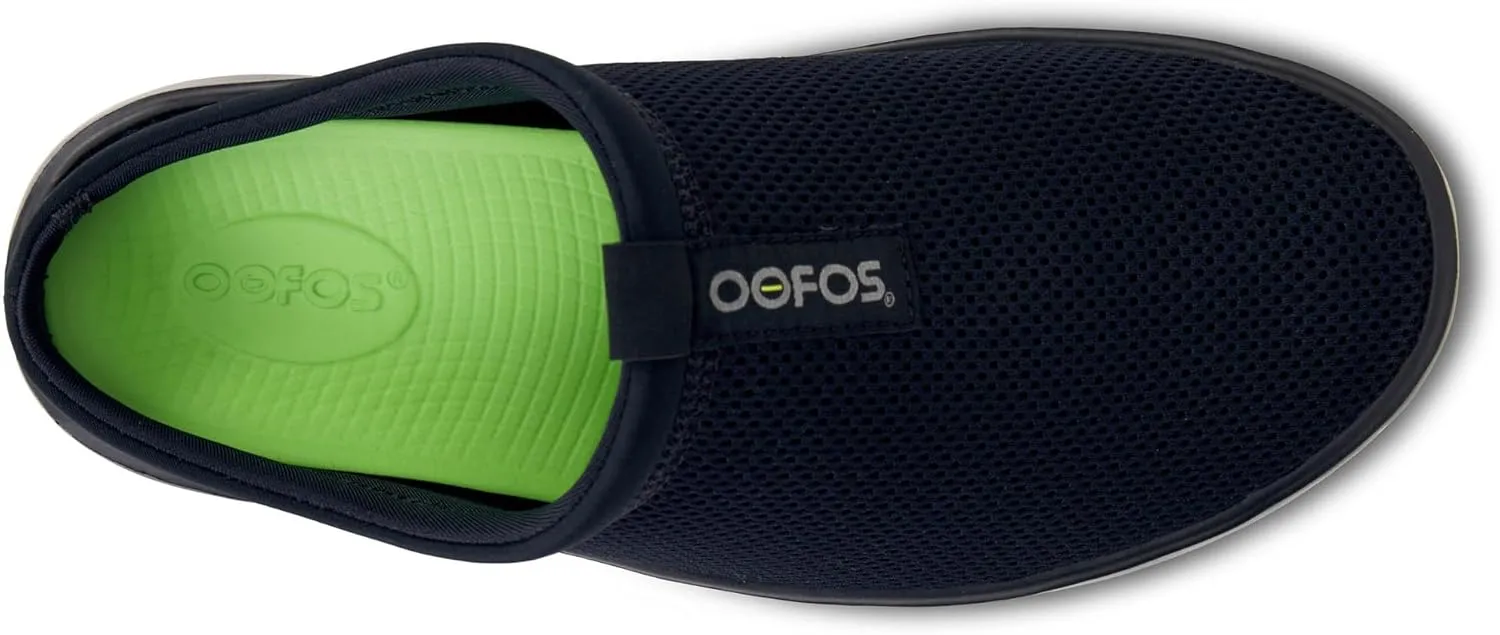 OOFOS OOcoozie Unisex Sport Mules Slippers - Lightweight Recovery Footwear Reduces Stress on Feet, Joints & Back Machine Washable