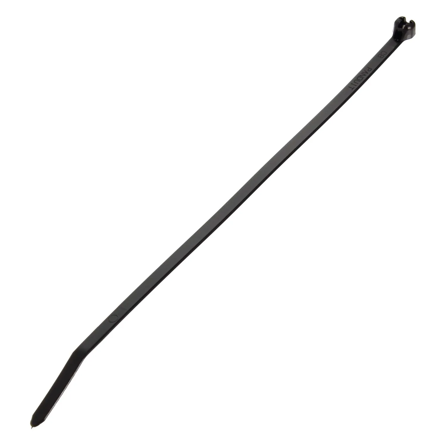 Panduit BT1.5I-C0 Cable Tie, Metal Barb, Intermediate, Weather Resistant Nylon 6.6, 6.1-Inch Length (100-Pack)