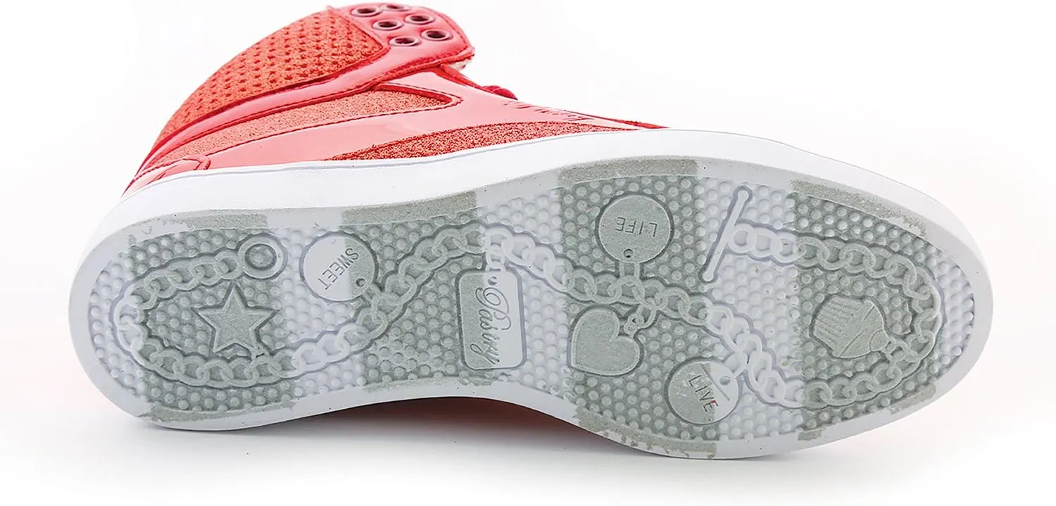 Pastry Pop Tart Glitter High-Top Sneaker & Dance Shoe for Women