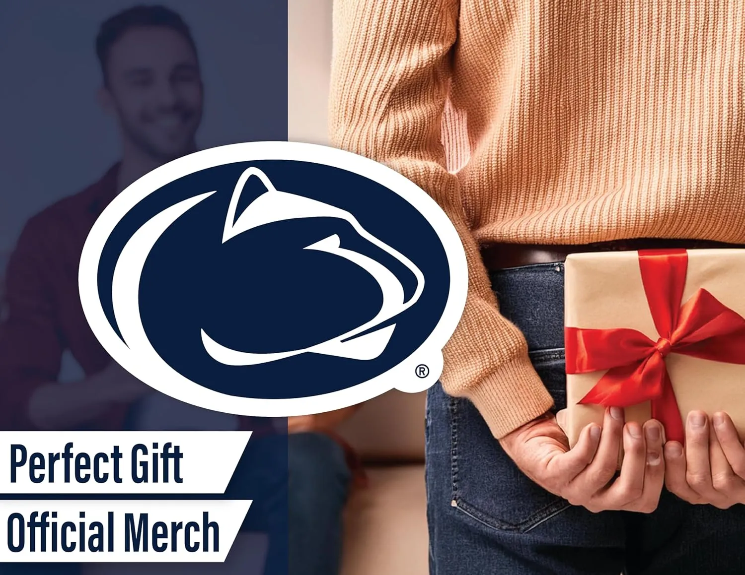 Penn State Stickers (14 Stickers) 2 Large 5" for Car Windows 10 Medium 2.5" for Water Bottles Laptops Phones and 2 Mini Keyboard Decals Gift for Men or Women Football Fans (Penn State Nittany Lions)