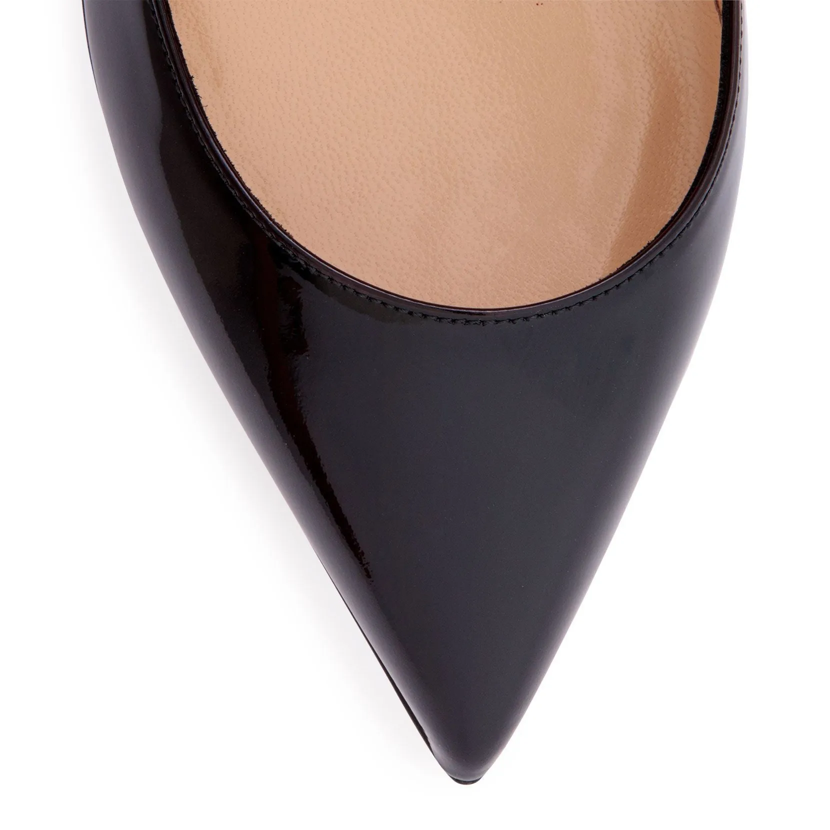 Pigalle Follies 85 black patent leather pumps