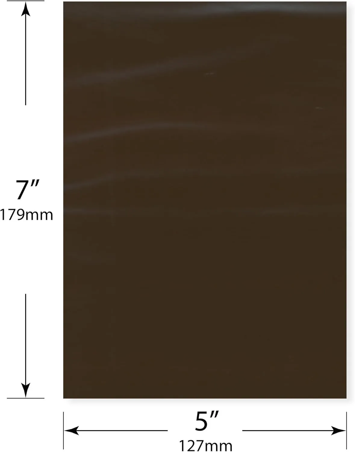 Plymor 5" x 7" (Pack of 500), 2 Mil Flat Open Amber UV Plastic Poly Bags